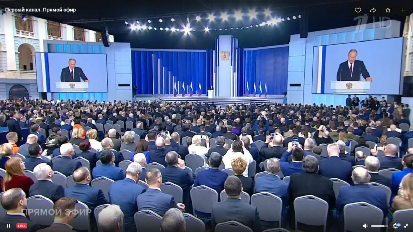 Владимир Путин: «Это они развязали войну»