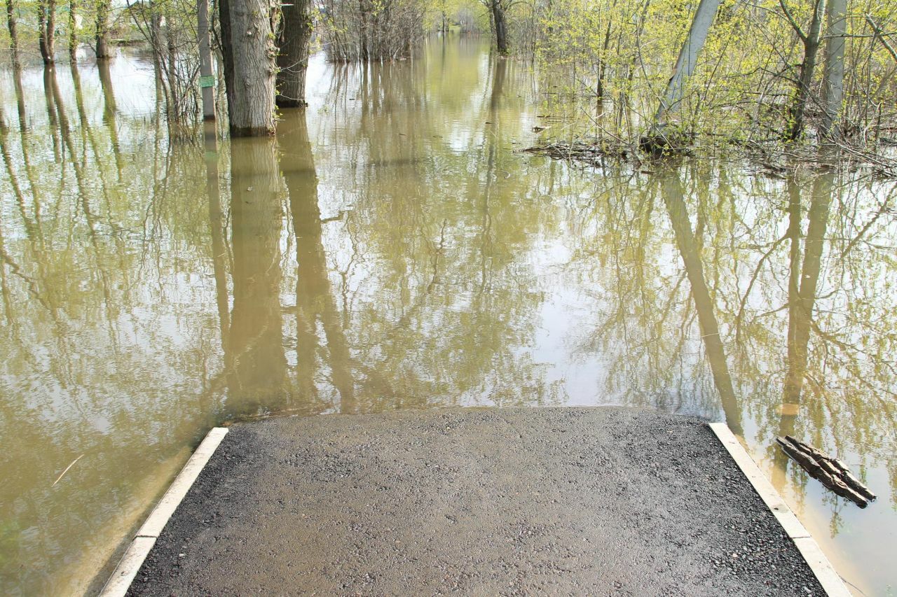 Уровень воды в шакше