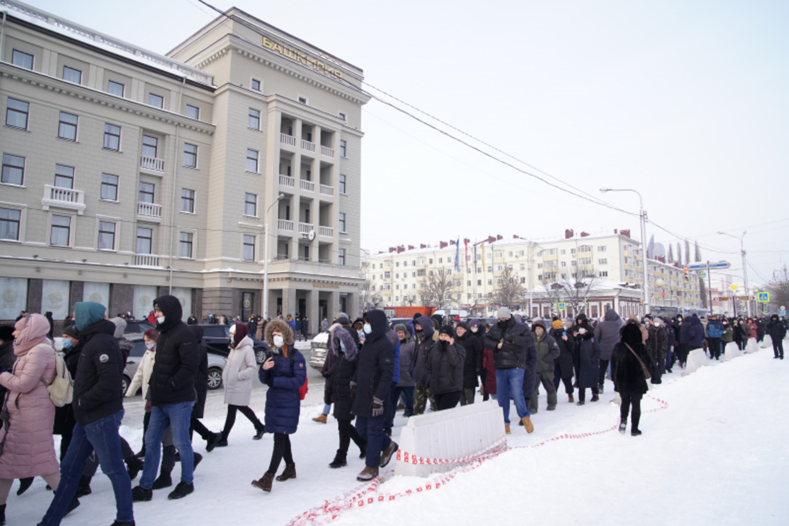 Митинг в поддержку хабирова в уфе