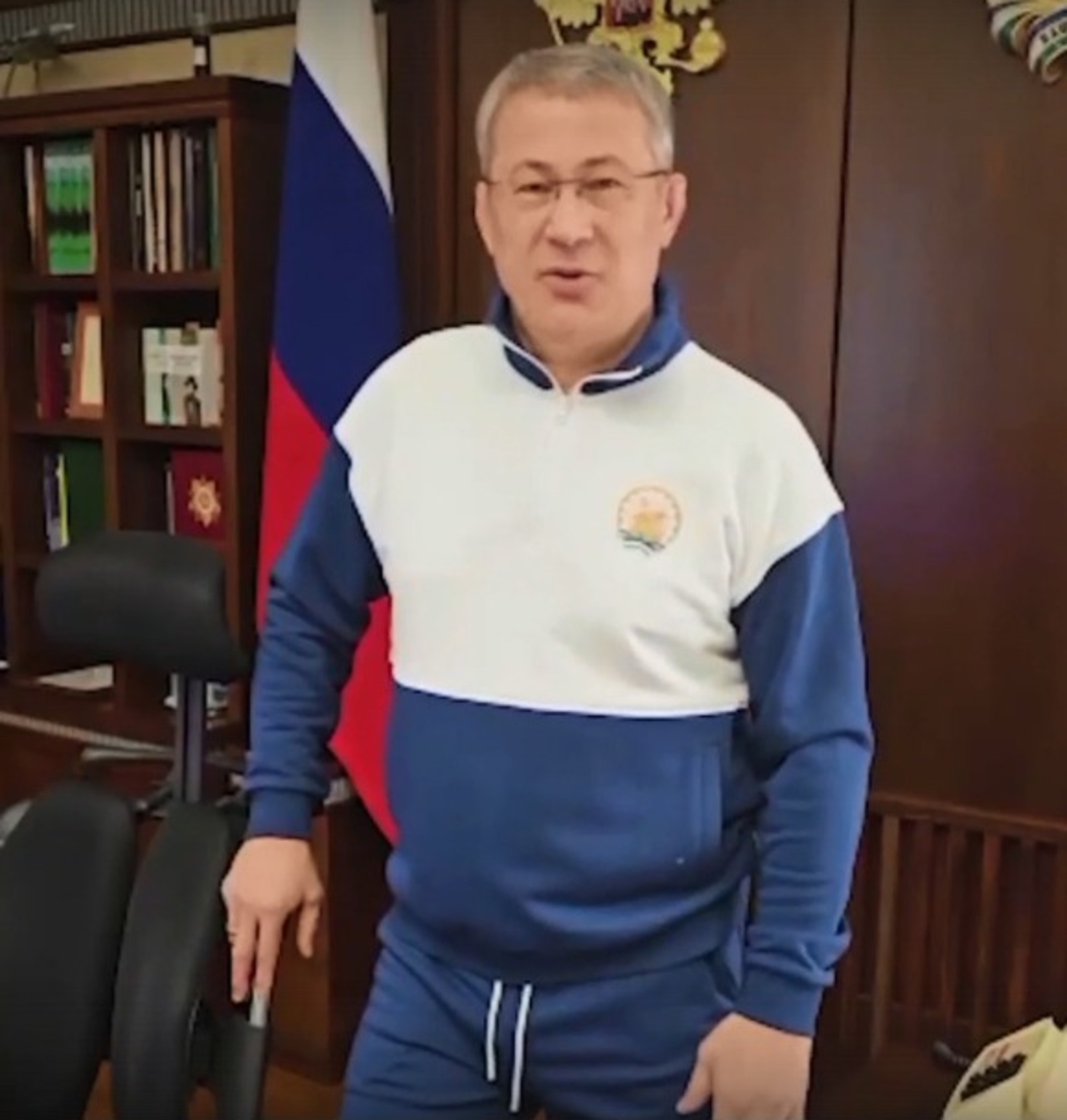 Vk, личная страница Радия Хабирова, скрин видео.