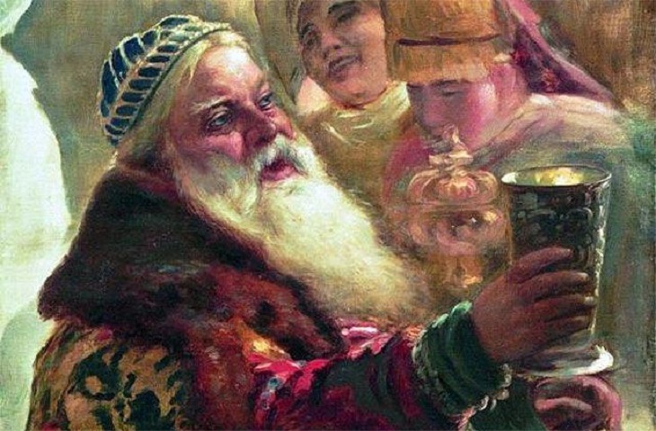 Картина король пьет