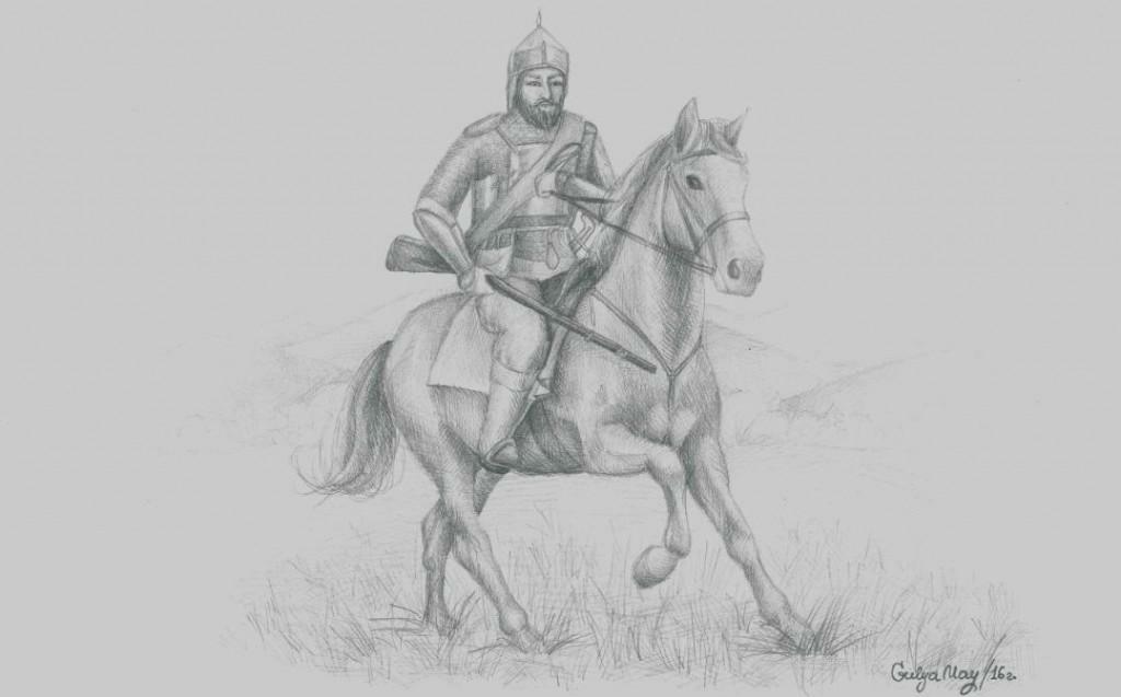 Рисунок к дню батыра