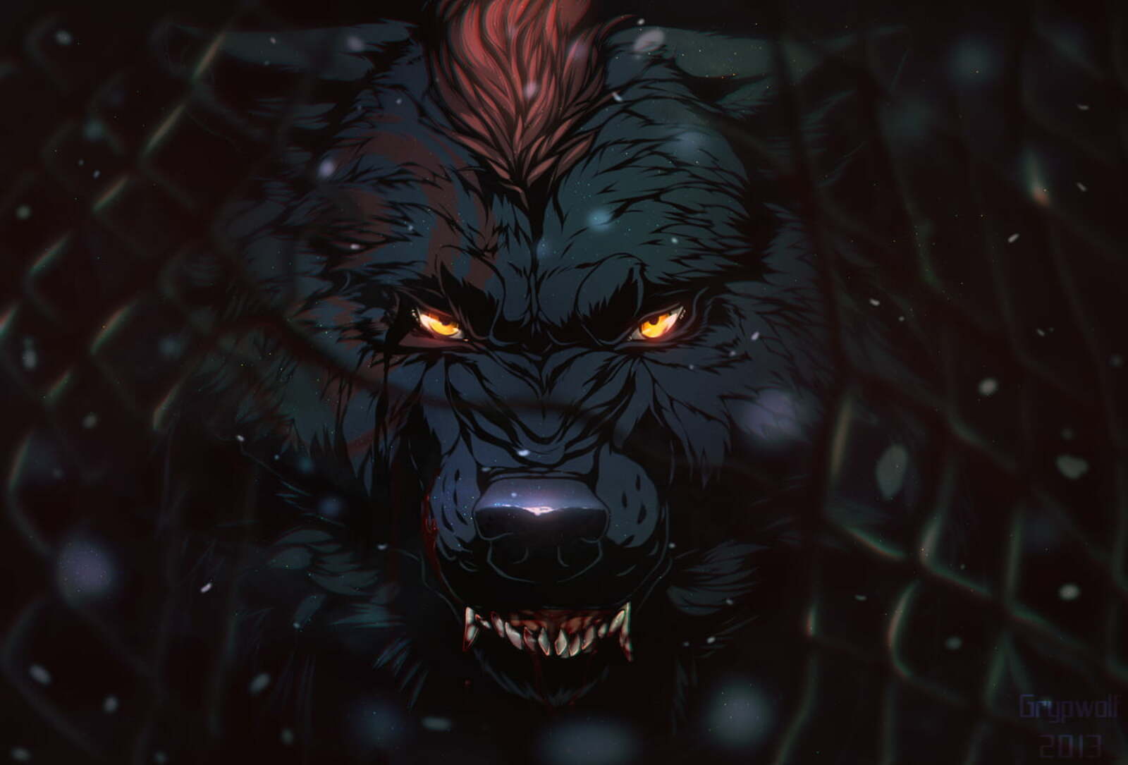 Bear dark. Злой волк арт. Волки арты злые. Волк демон.