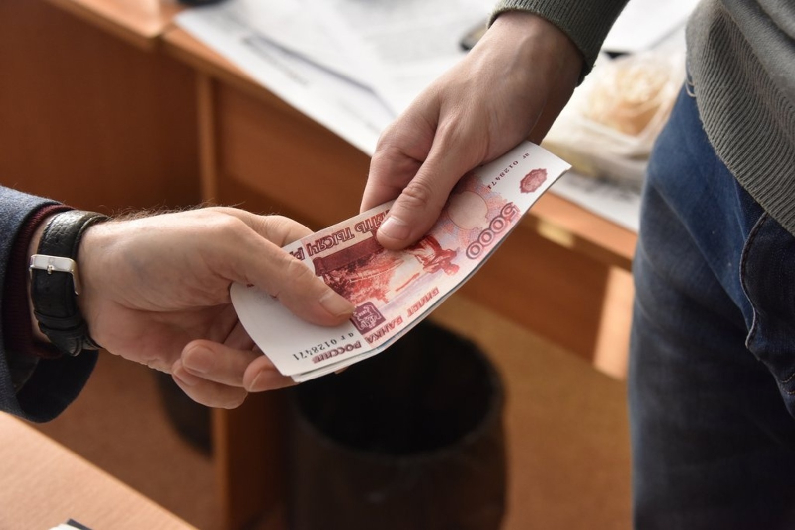 План задержания взяткополучателя с поличным
