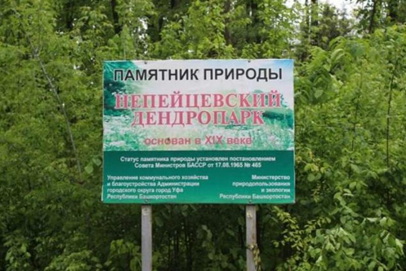 Парк лесоводов уфа карта