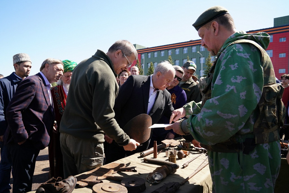 В республиканском парке «Патриот» заложили Аллею Героев и Лес Победы