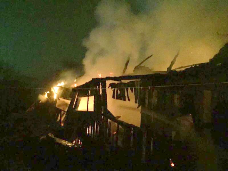 пожар в доме с марихуаной