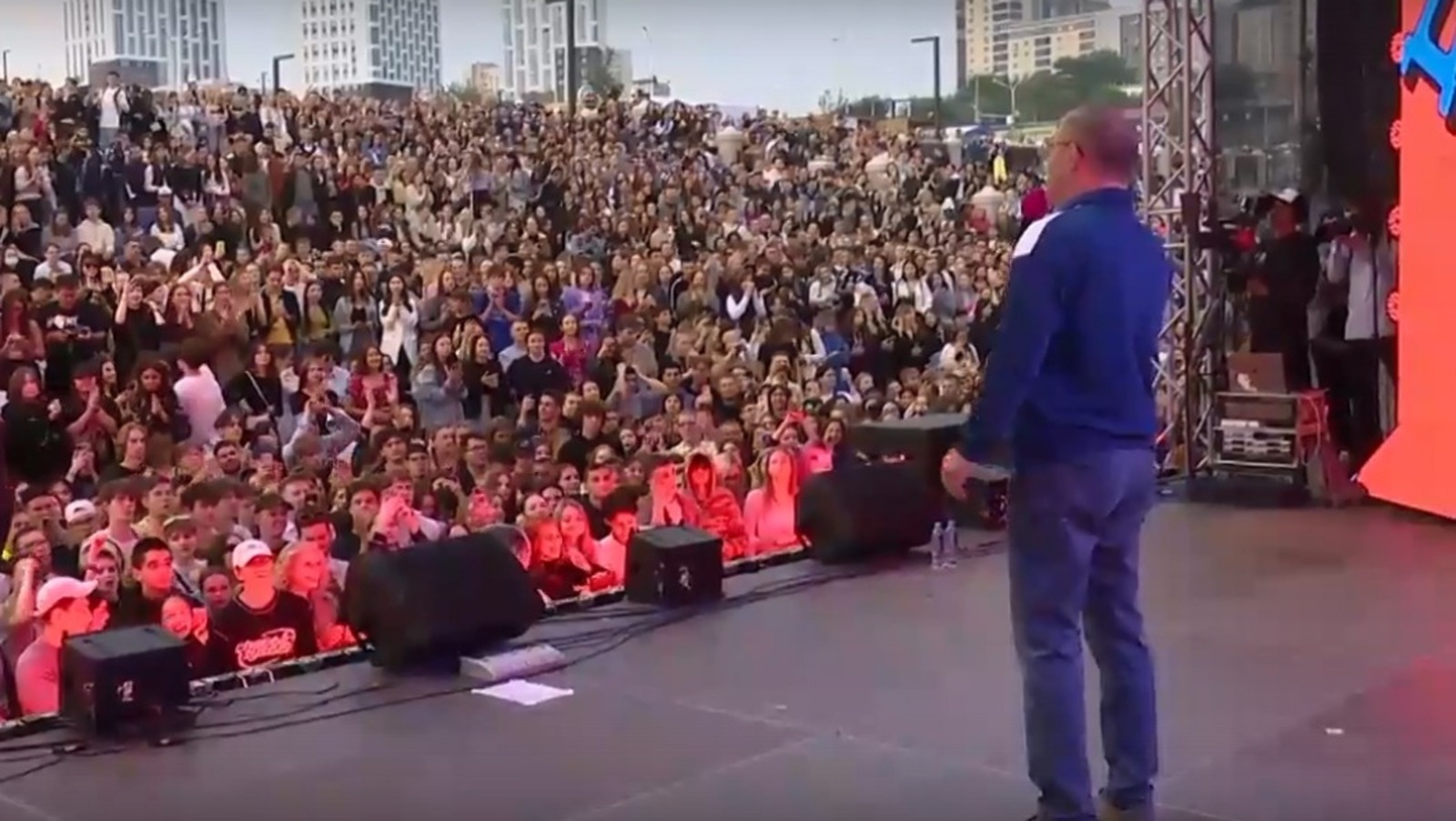 Vk, личная страница Радия Хабирова, скриншот видео.