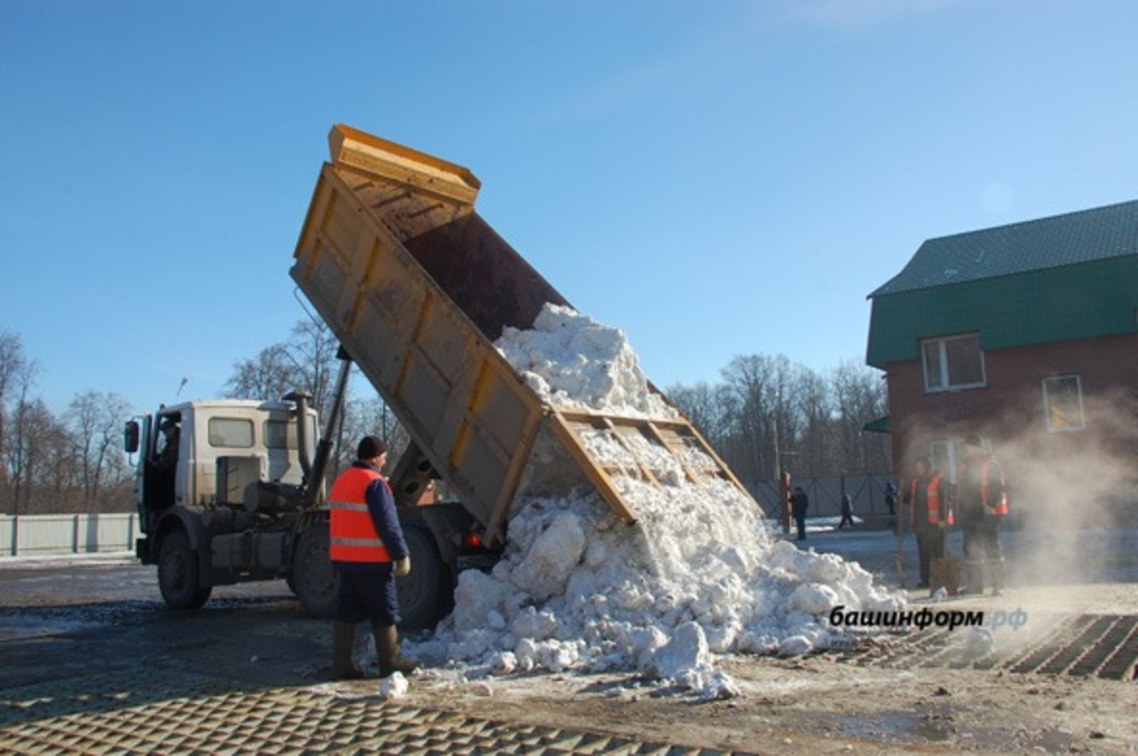 снегоплавильный пункт на мебельной
