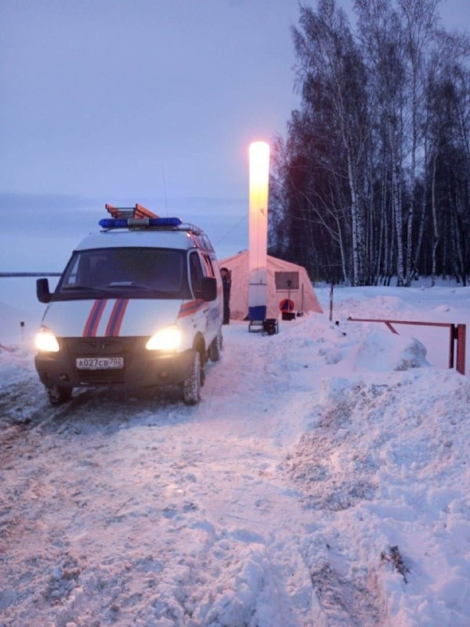 На трассе М-7 в Башкирии развернули пункт обогрева