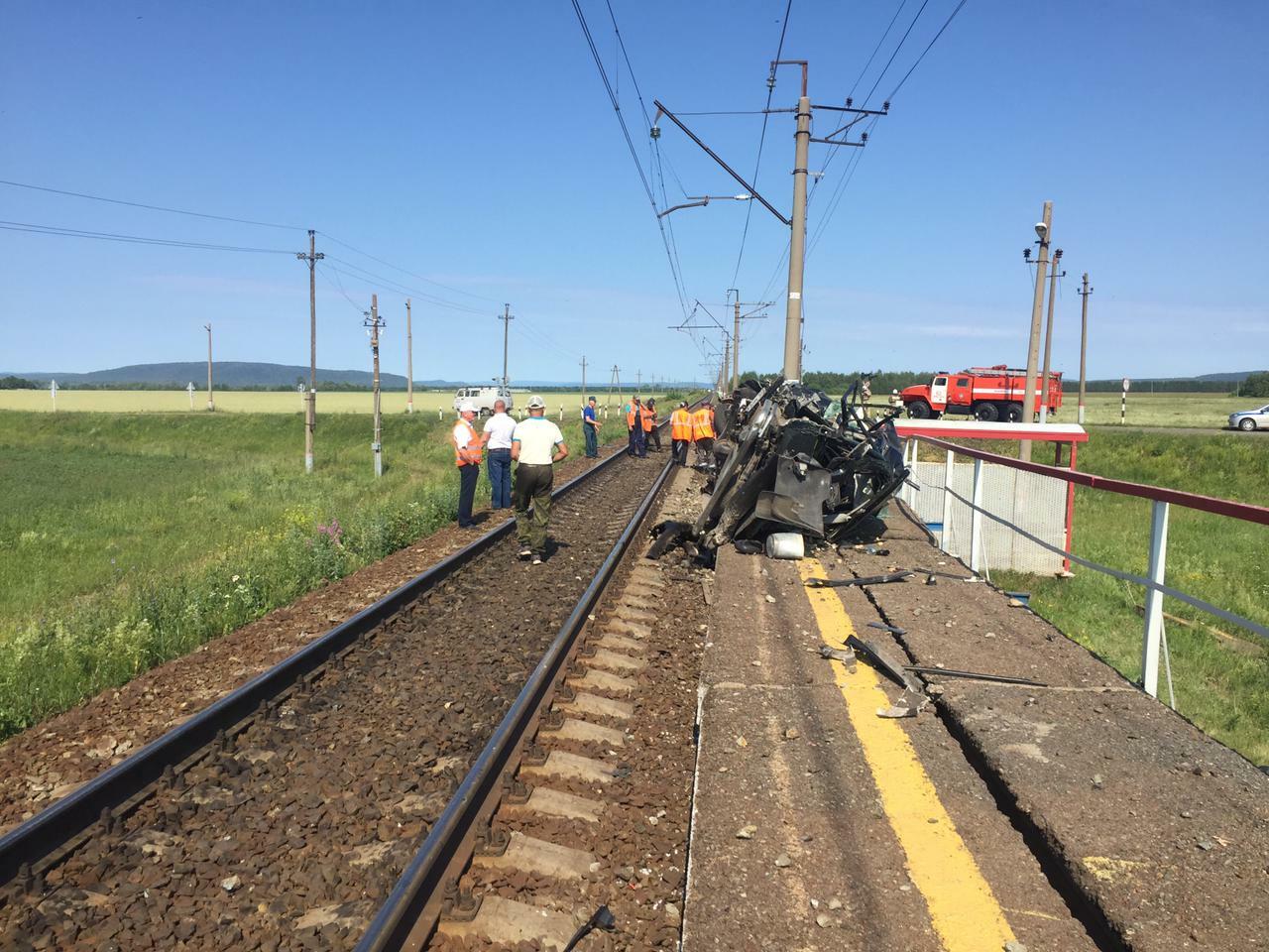 Авария на Железнодорожном переезде