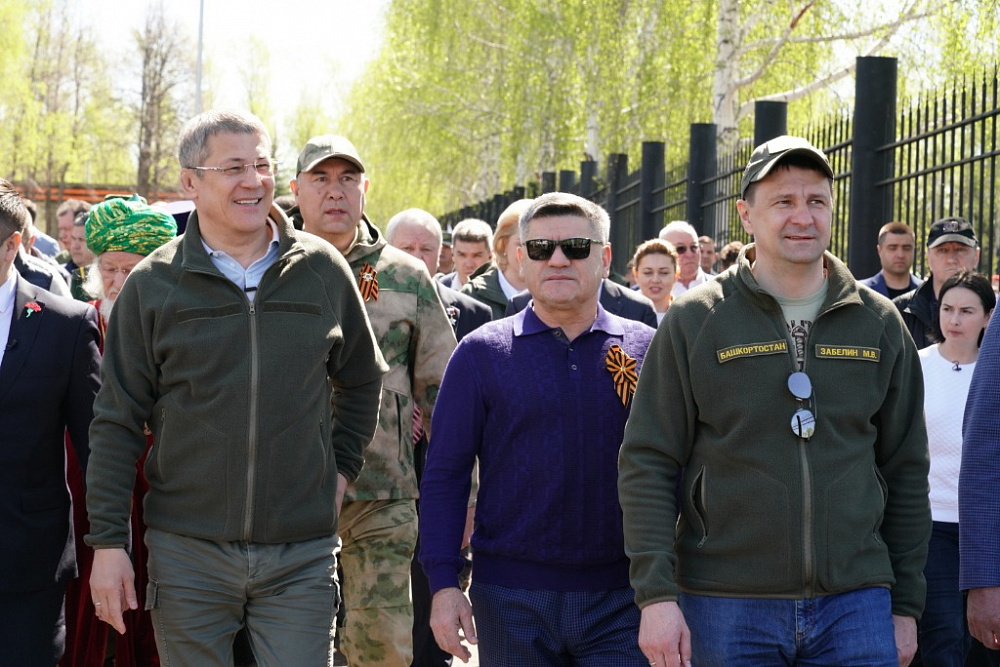 В республиканском парке «Патриот» заложили Аллею Героев и Лес Победы