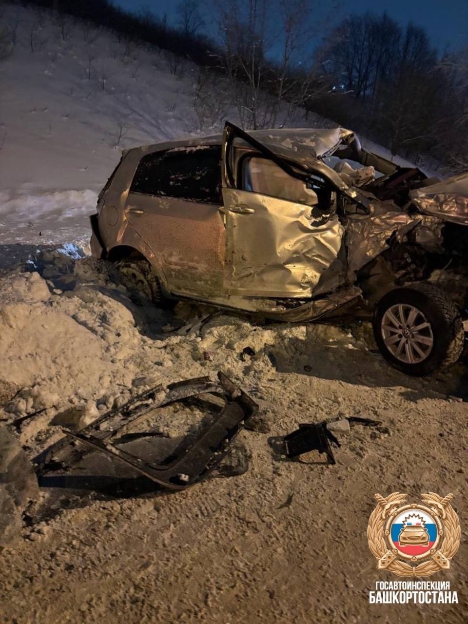 В Уфе произошла страшная авария с участием автобуса
