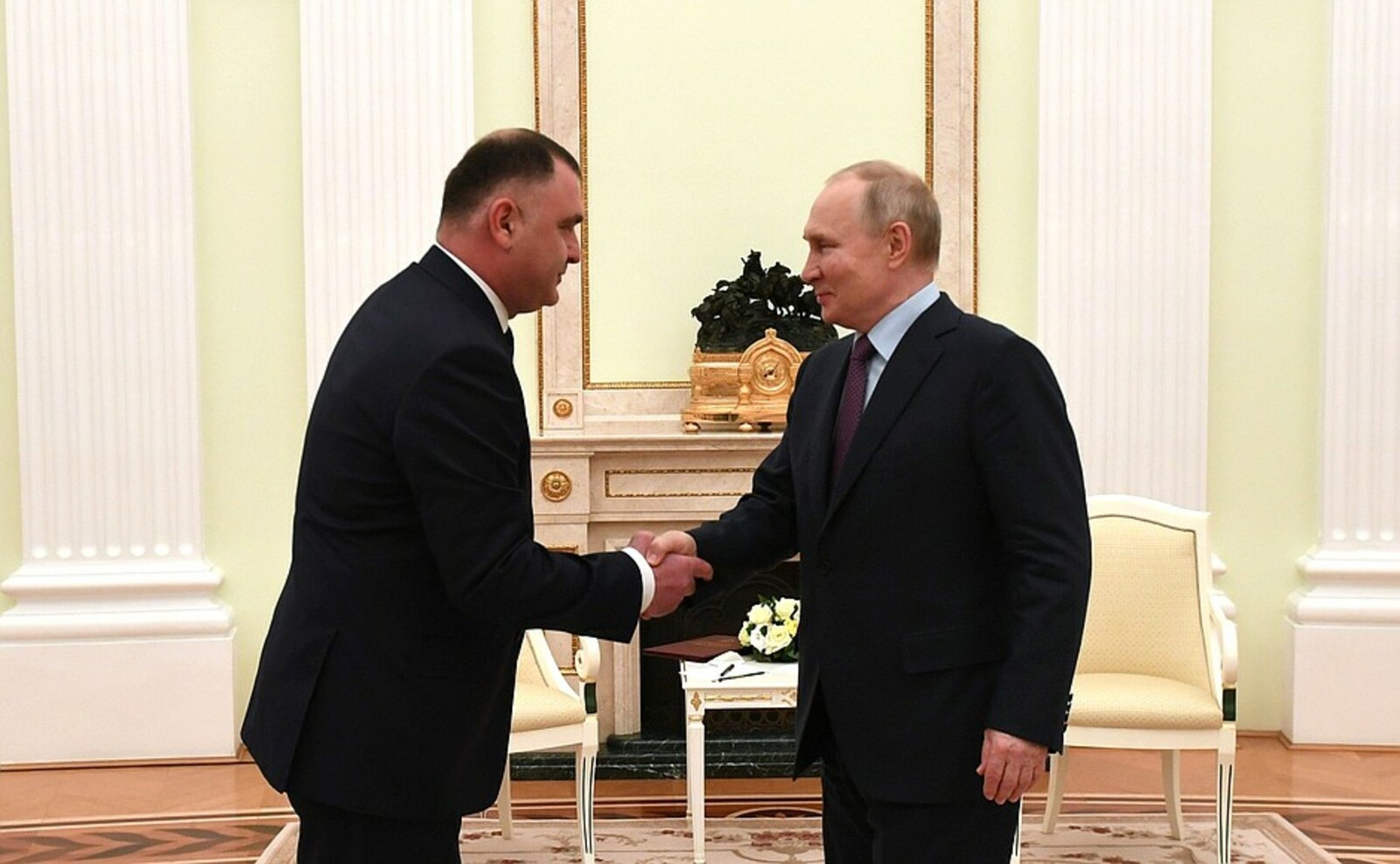 Встреча с Президентом Южной Осетии Аланом Гаглоевым